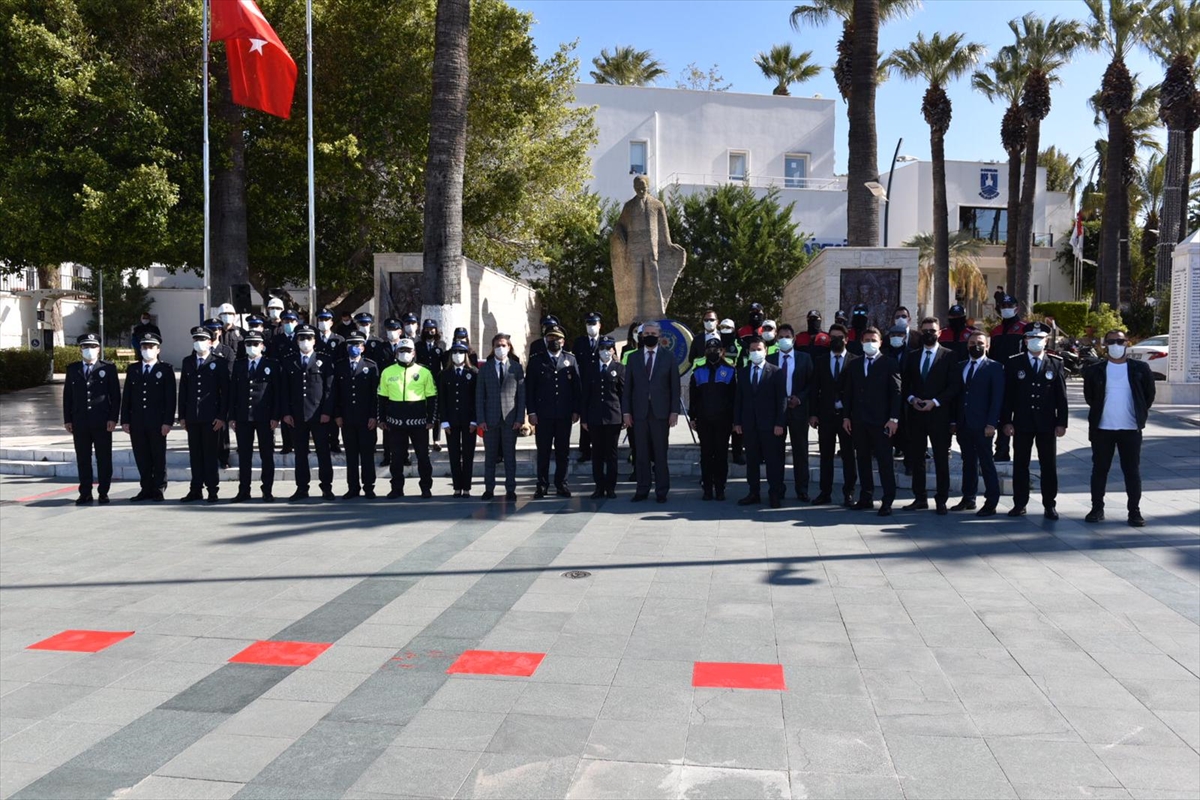 Bodrum'da Türk Polis Teşkilatı'nın 176. kuruluş yıl dönümü kutlandı