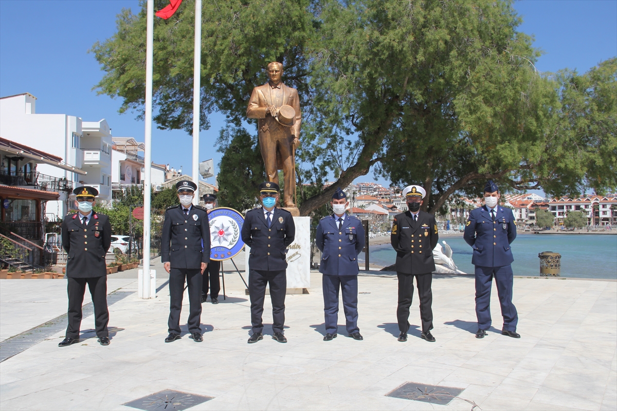 Datça'da kavga ihbarıyla çağrılan polislere pastalı sürpriz