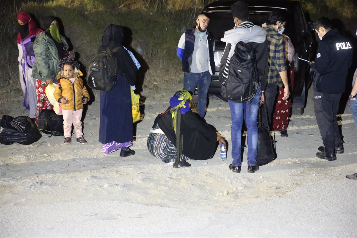 Bodrum'da 10 düzensiz göçmen yakalandı