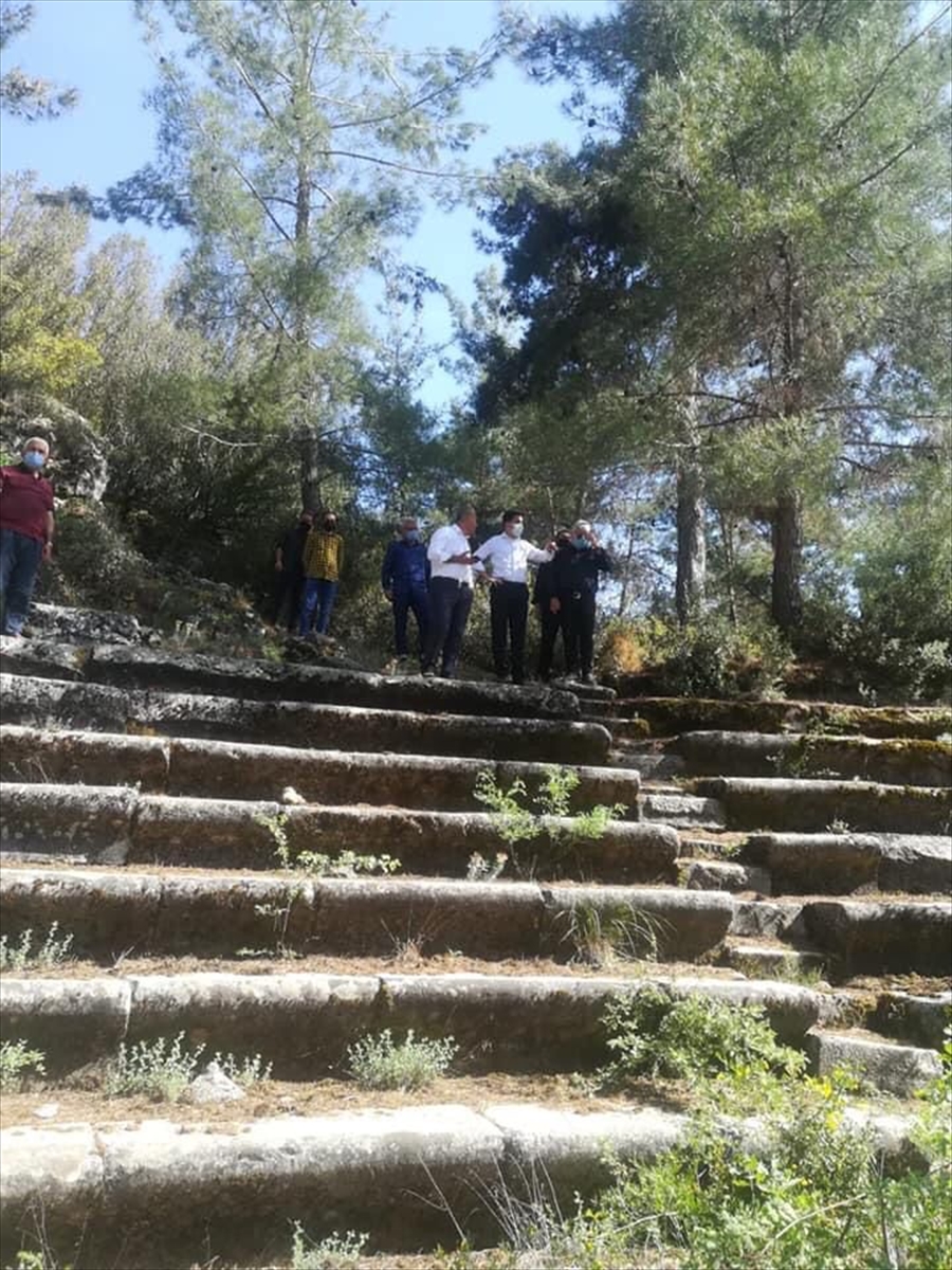 Muğla'daki Hyllarima Antik Kenti'nde incelemelerde bulunuldu