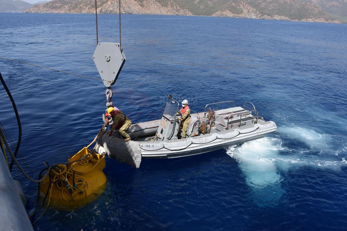 Kurtaran 2021 Denizaltı Arama Kurtarma Tatbikatı Marmaris'te sürüyor