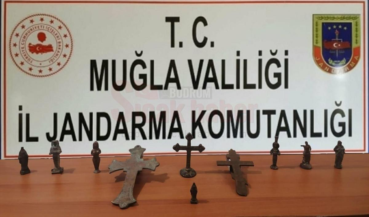 Muğla'da tarihi eser kaçakçılığı operasyonunda bir kişi yakalandı