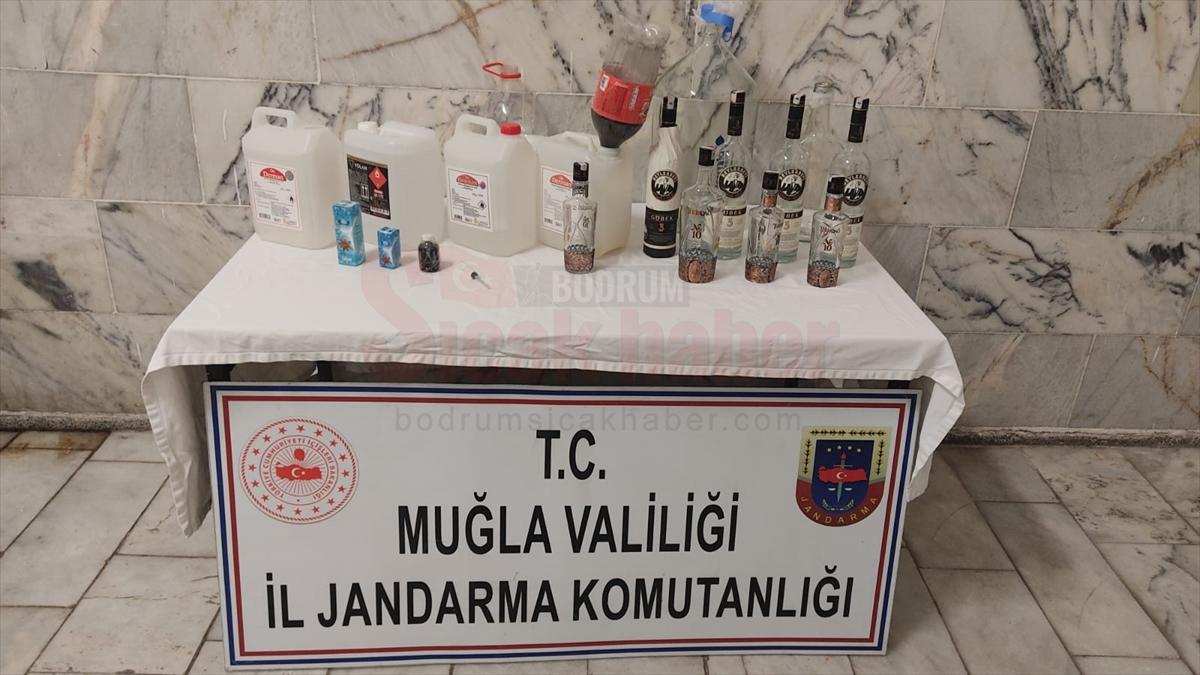 Muğla'da kaçak alkol operasyonunda 2 şüpheli yakalandı