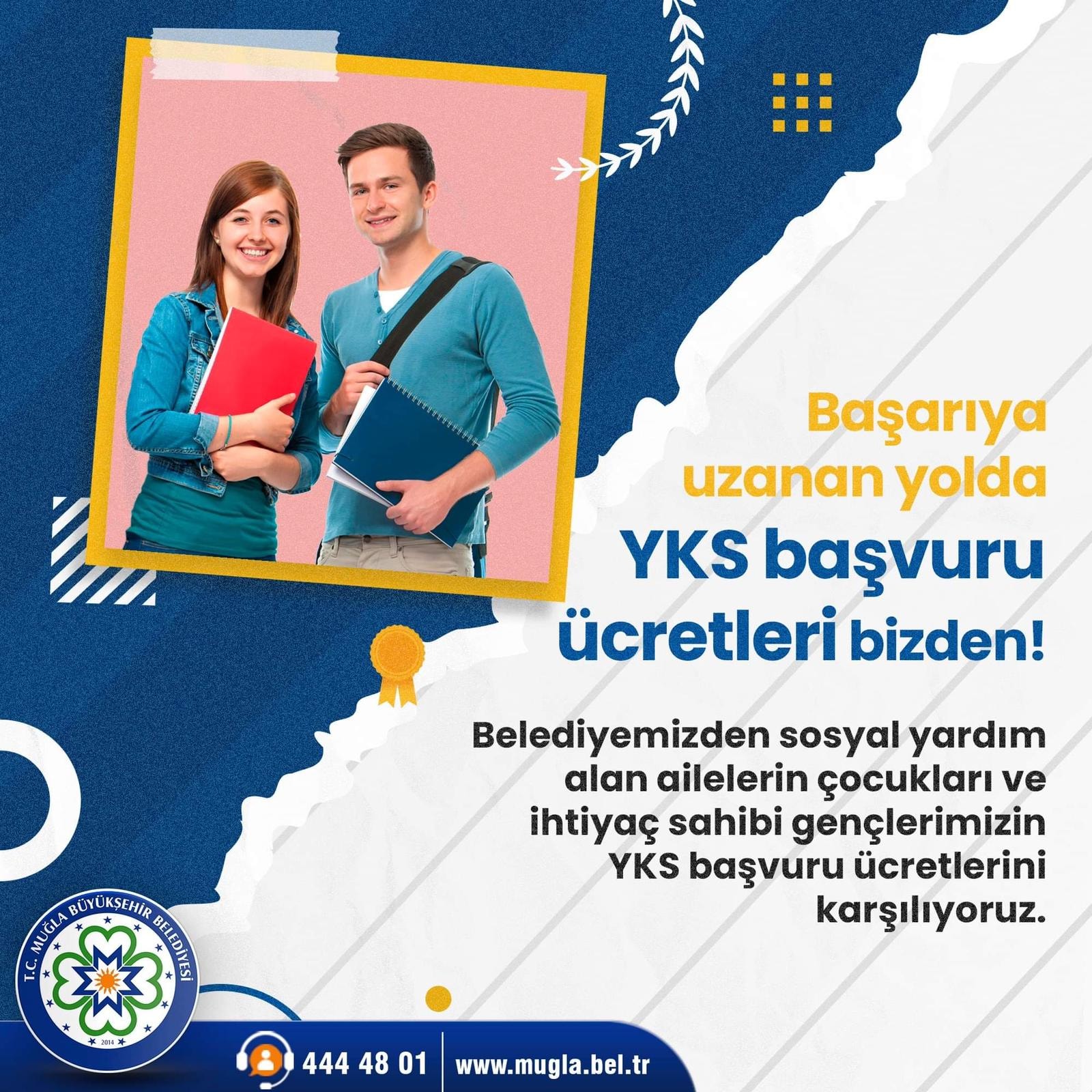 Muğla’da İhtiyaç Sahibi Öğrencilerin YKS Sınav Ücretleri Büyükşehirden1