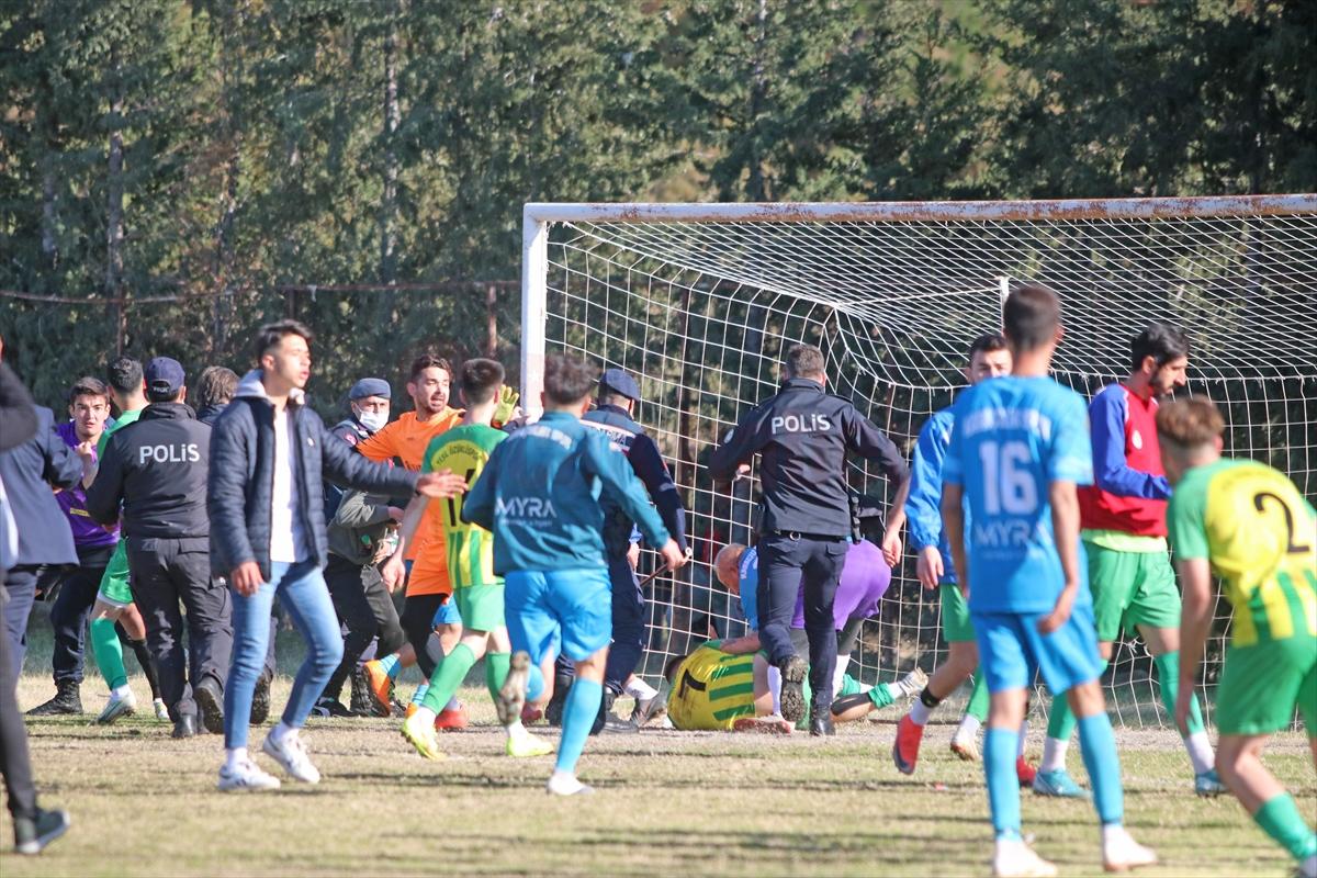 Muğla 1. Amatör Küme maçının ardından arbede yaşandı