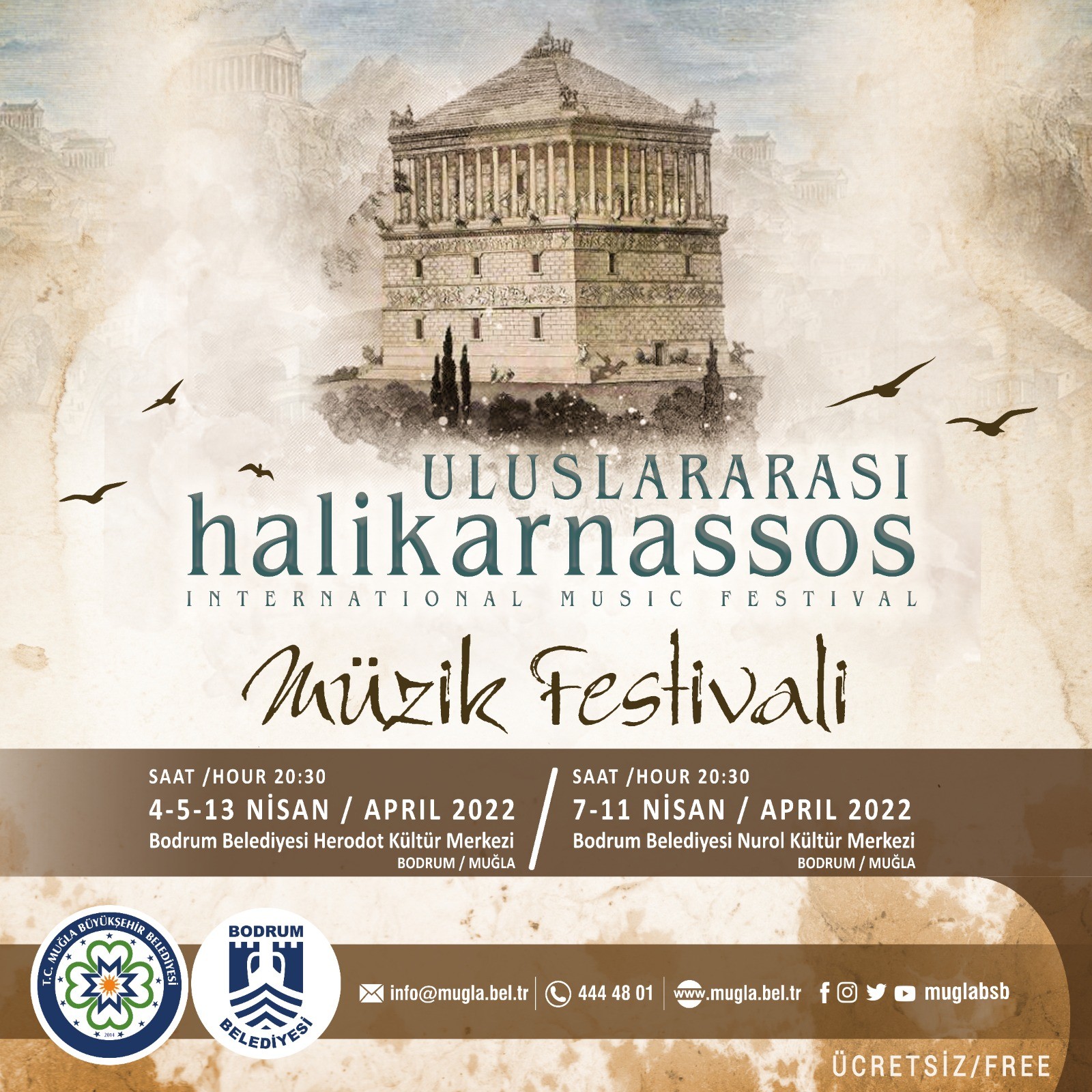 Büyükşehir’den Uluslararası Halikarnassos Bodrum Müzik Festivali