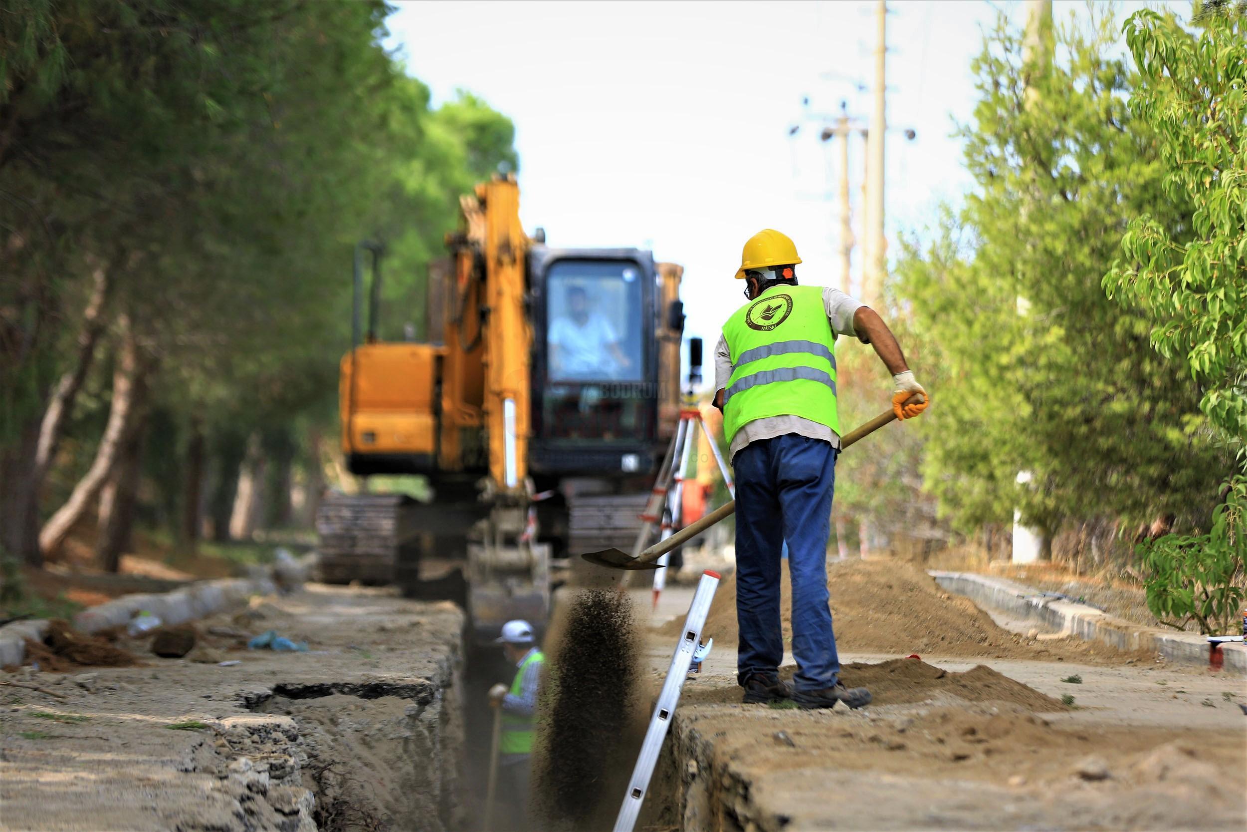 Bodrum’da kanalizasyon çalışmalarının yüzde 89’u tamamlandı (2)