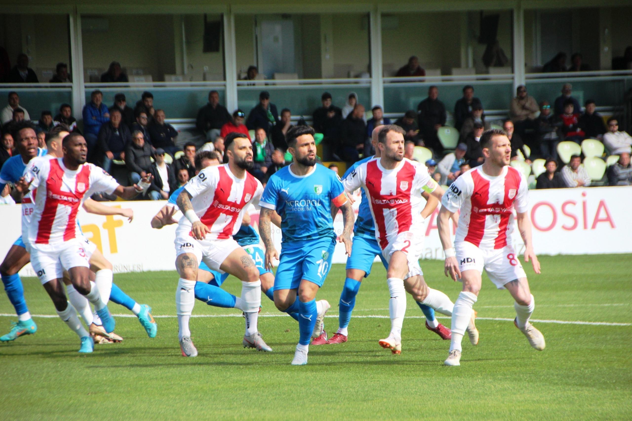 SPOR TOTO 1. LİG: BODRUMSPOR: 2 - PENDİKSPOR: 2