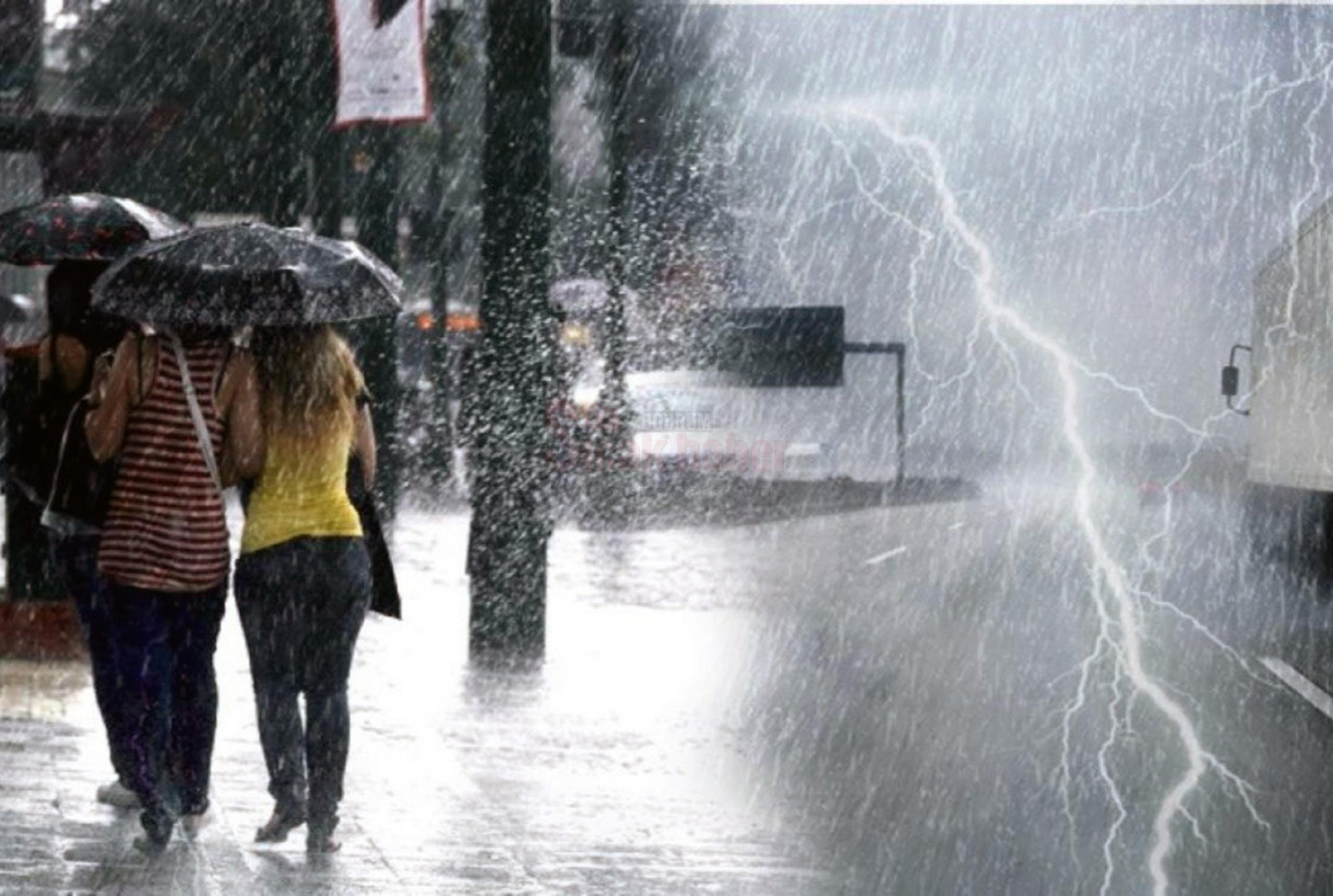 METEOROLOJİ'DEN MUĞLA İÇİN GÖK GÜRÜLTÜLÜ YAĞIŞ UYARISI