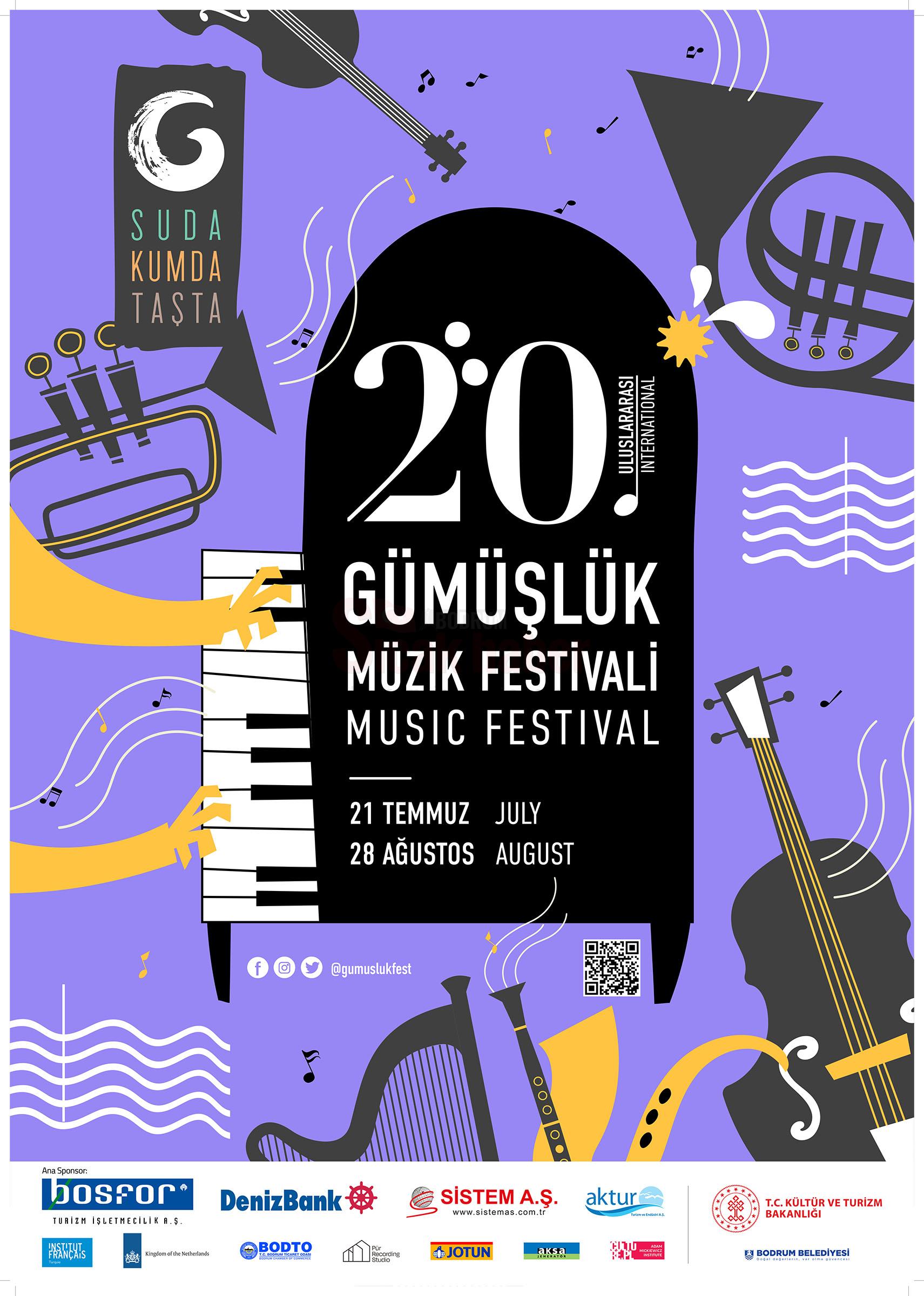 20. Gümüşlük Fest. Afiş