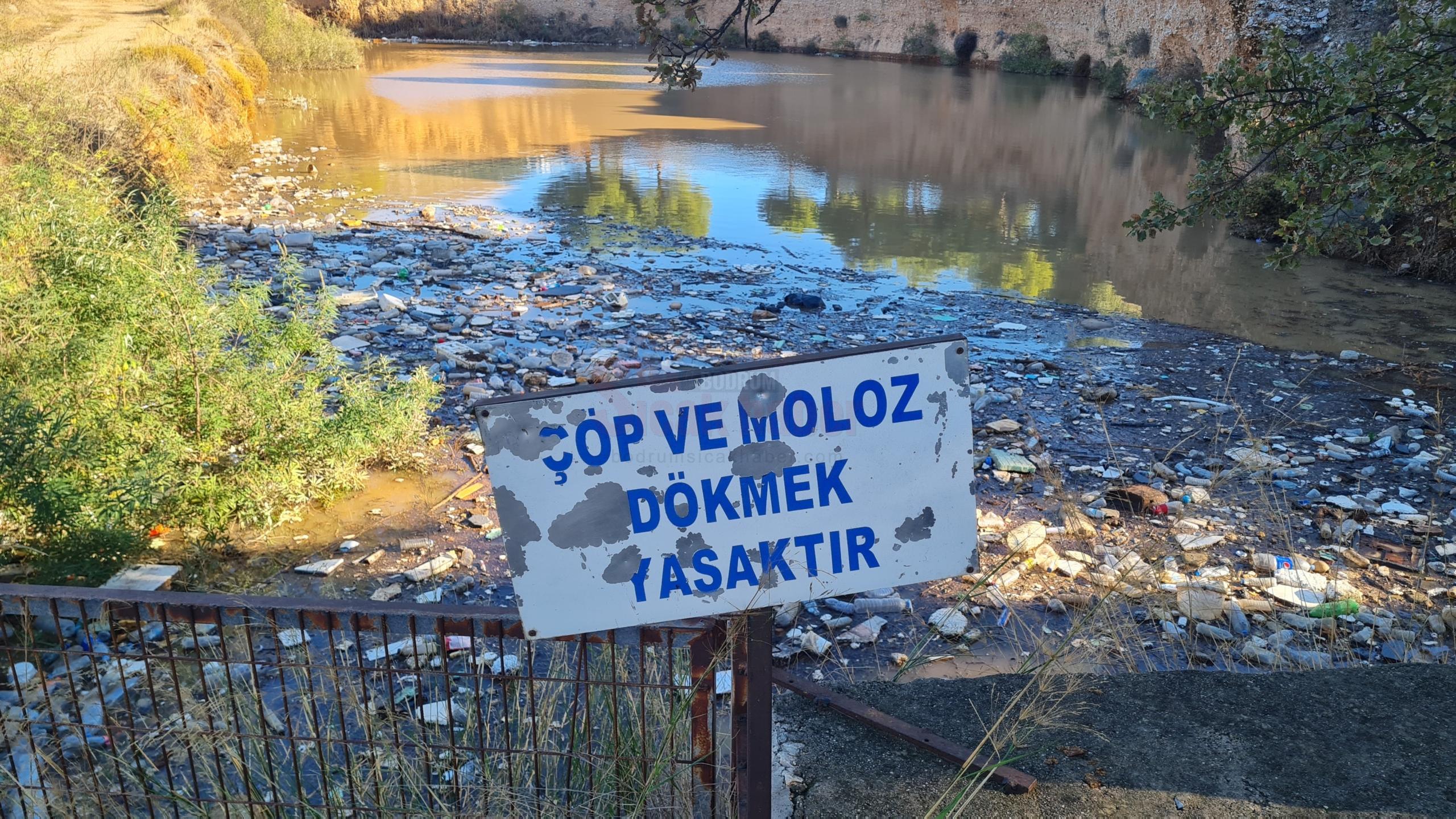 DERELERE ATILAN ÇÖPLER, DENİZE ULAŞTI SAHİLE GELENLER, ÇÖPLERLE KARŞILAŞTI