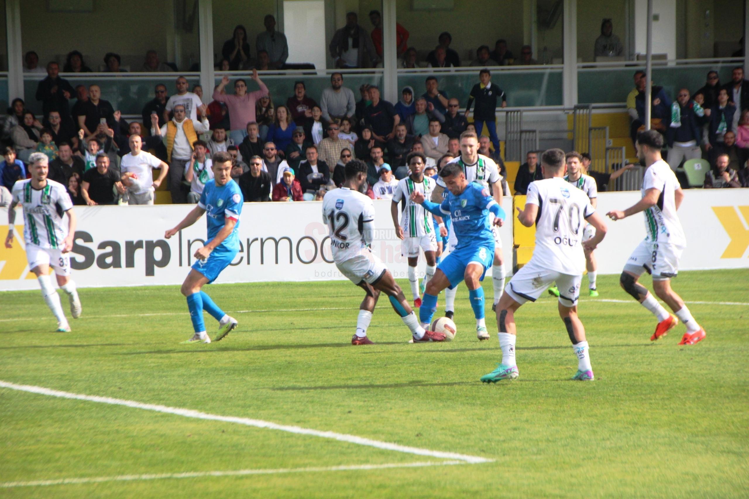 TRENDYOL 1. LİG: BODRUM FK: 0 - SAKARYASPOR: 0