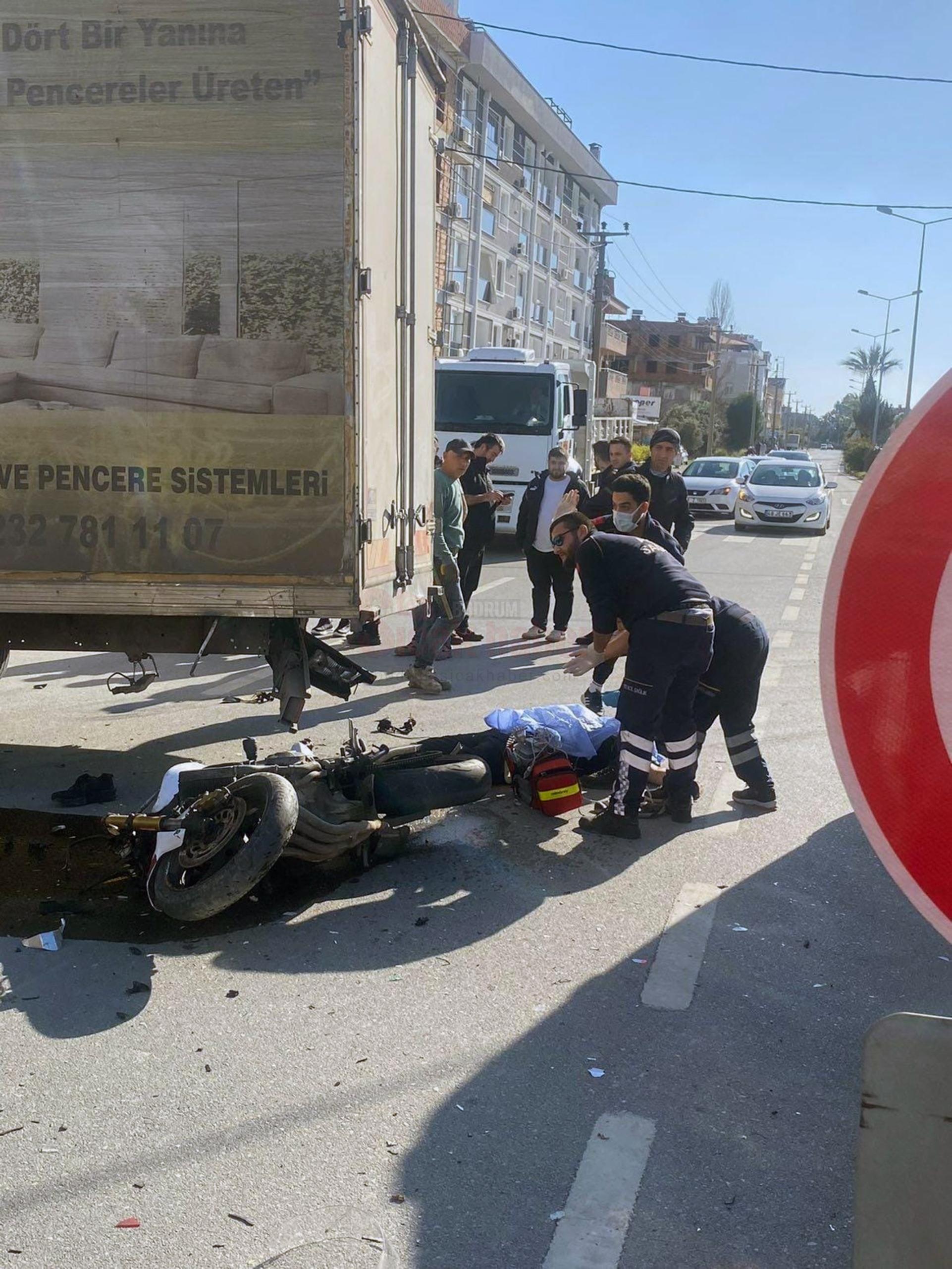 DALAMAN'DA KAZA: 1 ÖLÜ