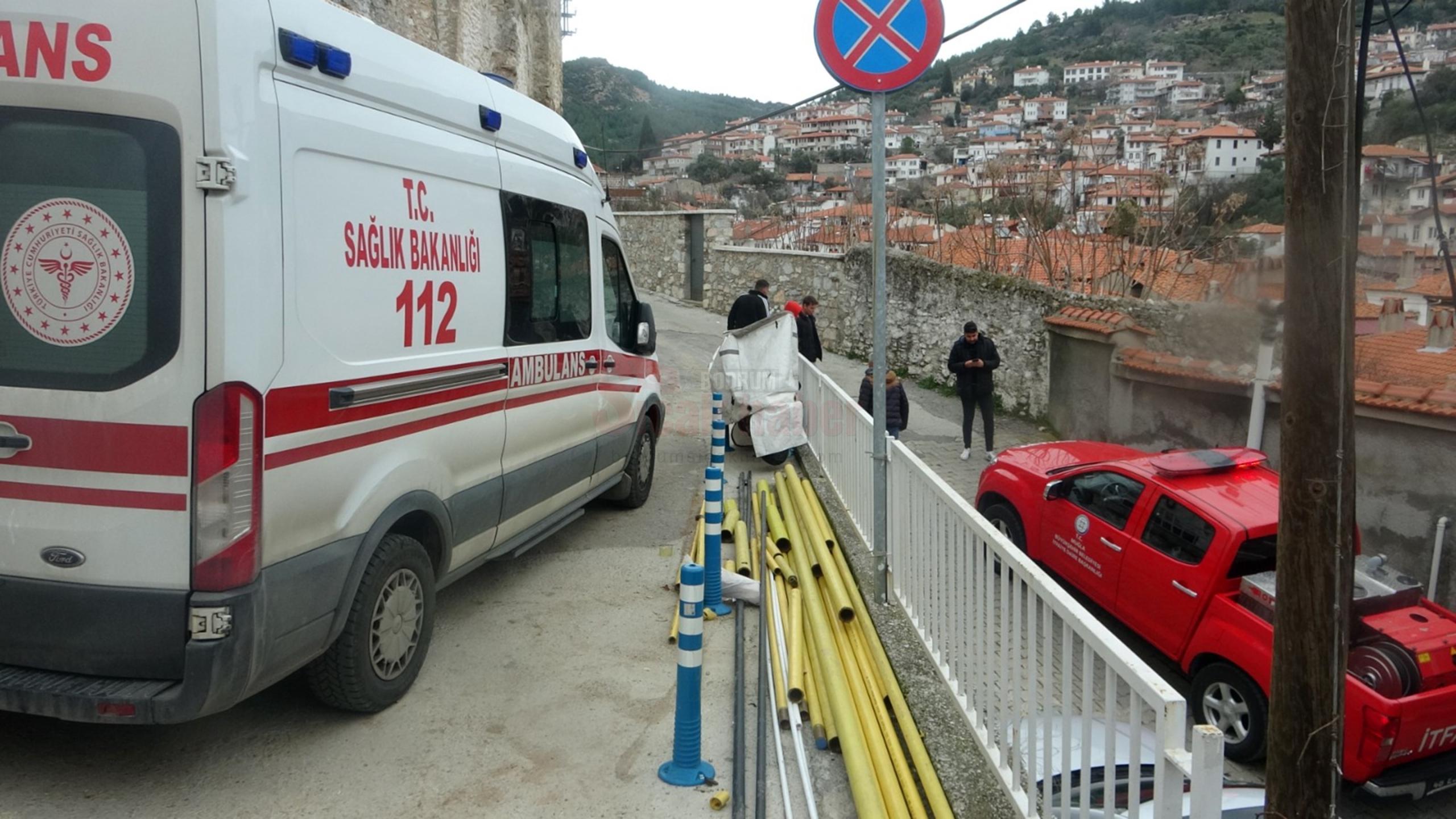 EV YANGININDA YAŞLI VATANDAŞ ÖLDÜ