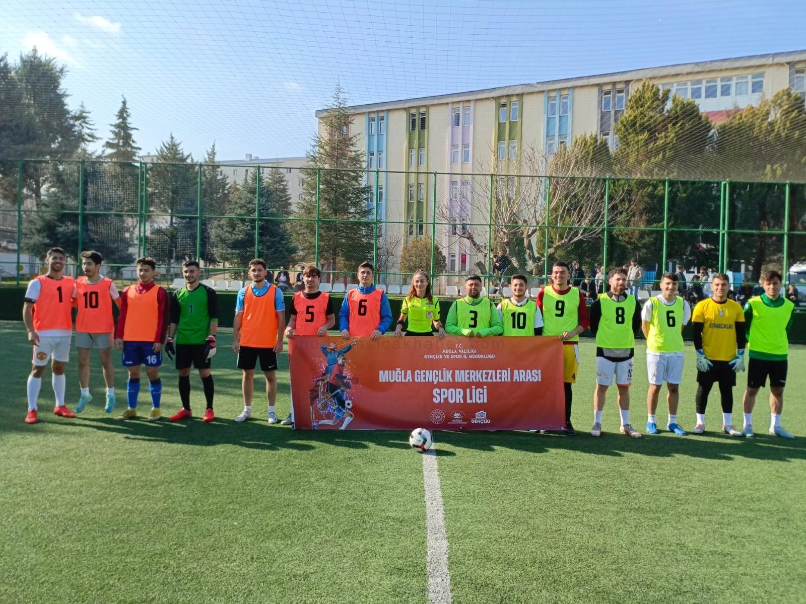 MUĞLA GENÇLİK MERKEZLERİ ARASI SPOR LİGİ BAŞLADI