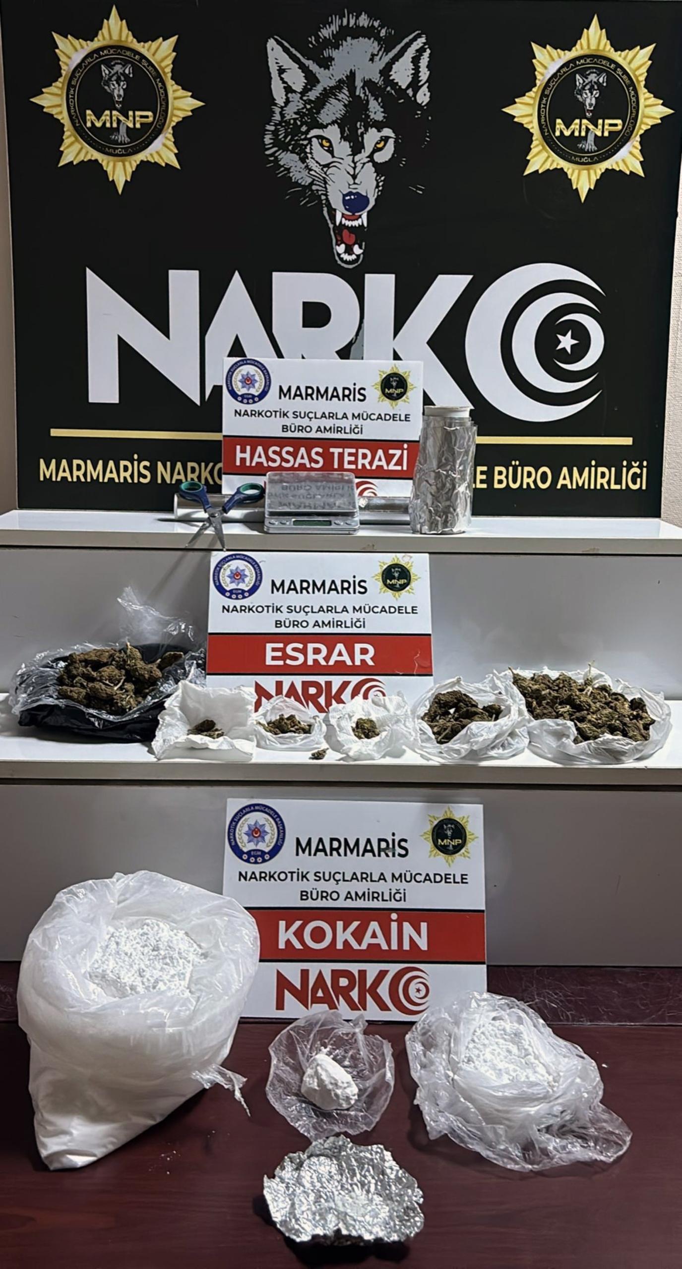 MUĞLA'DA NARKOTİK OPERASYONLARINDA 6 TUTUKLAMA