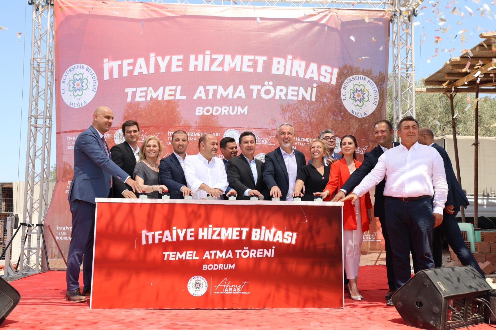 Bodrum İtfaiye Hizmet Binasının Temeli Atıldı (2)