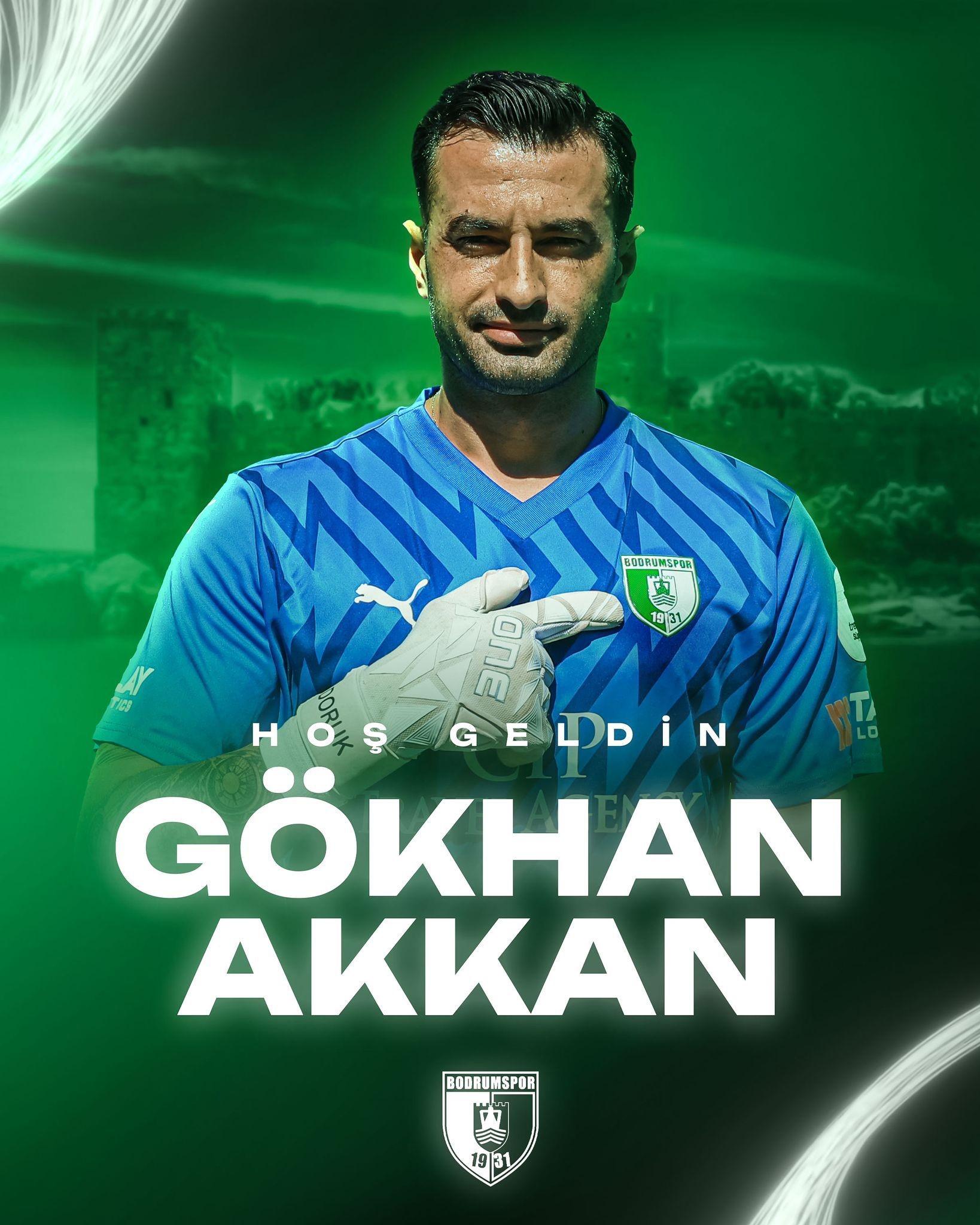 BODRUM FK, GÖKHAN AKKAN'I KADROSUNA KATTI