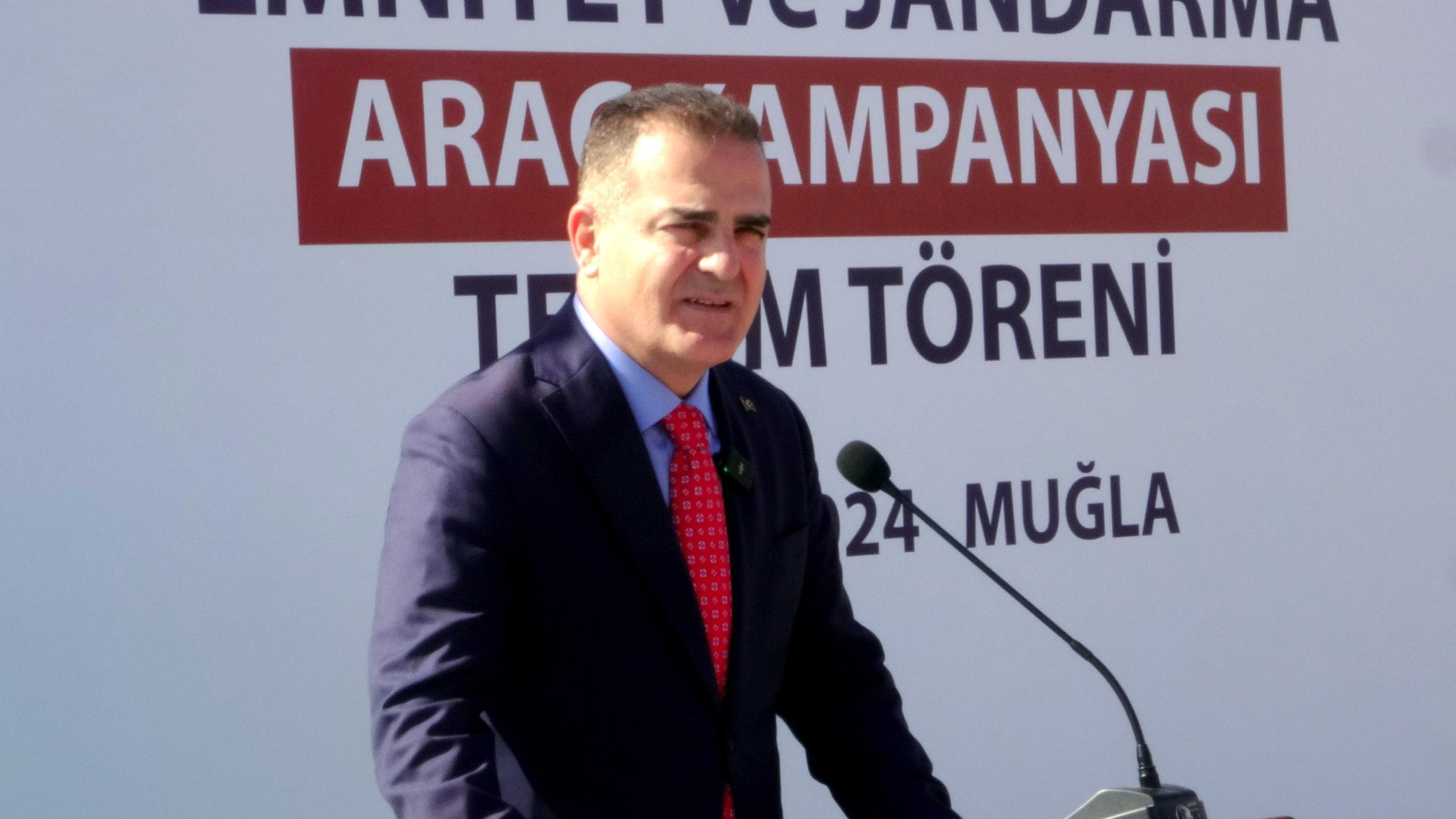 MUĞLA'DA GÜVENLİK GÜÇLERİNE 114 YENİ ARAÇ TESLİM EDİLDİ