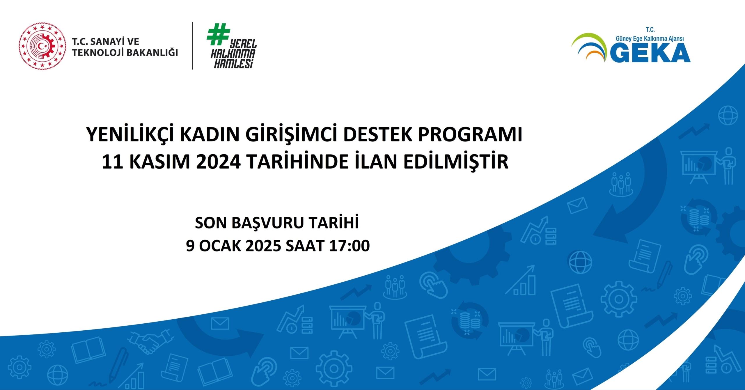 GEKA, 2024 YILI YENİLİKÇİ KADIN GİRİŞİMCİ DESTEK PROGRAMI'NI İLAN ETTİ