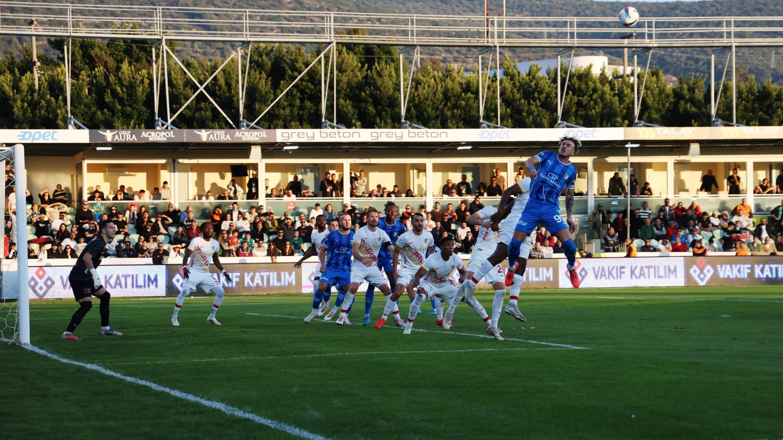 TRENDYOL SÜPER LİG: BODRUM FK: 1 - KAYSERİSPOR: 1 (MAÇ SONUCU)